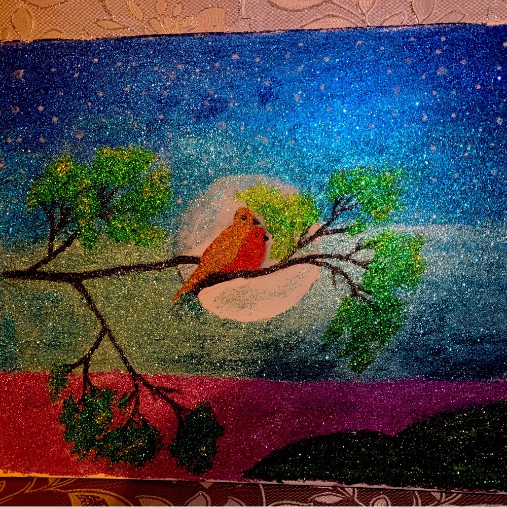 Glitter art